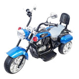 Chopper Style 3-Wheel Electric Motorcycle for Kids - Powered by 6V Battery