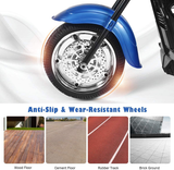 Chopper Style 3-Wheel Electric Motorcycle for Kids - Powered by 6V Battery