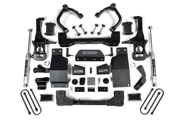 4 Inch Lift Kit | Chevy Silverado or GMC Sierra 1500 (25-26) 4WD | Diesel BDS Suspension