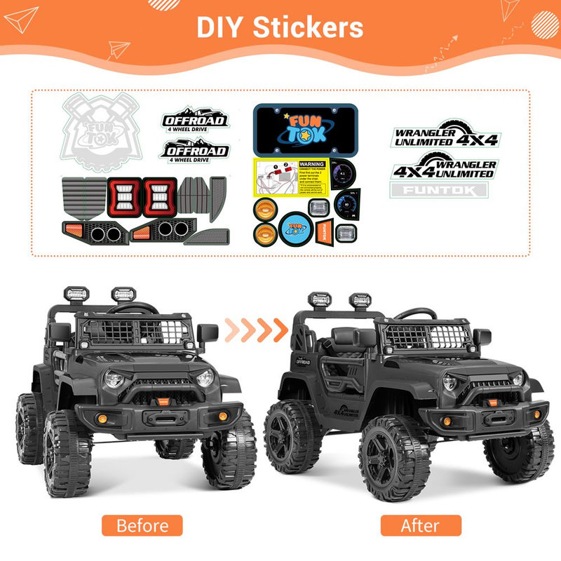 Coche Eléctrico para Niños con Control Remoto para Jugar y Manejar