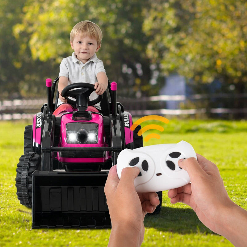 Construction Bulldozer Ride-On Toy for Toddlers - Fun and Durable Ride-On Car