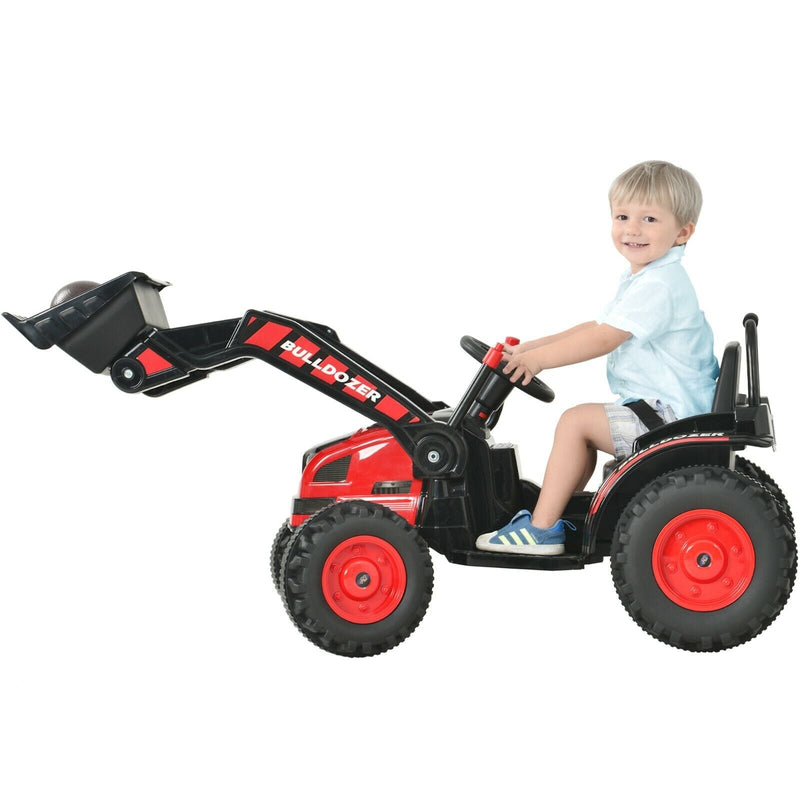 Construction Bulldozer Ride-On Toy for Toddlers - Fun and Durable Ride-On Car