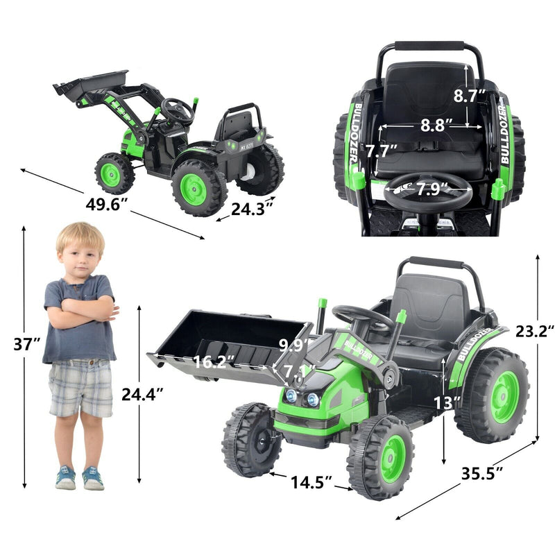 Construction Bulldozer Ride-On Toy for Toddlers - Fun and Durable Ride-On Car