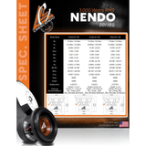 Crescendo Audio NENDO 12" 3000W RMS Subwoofer DVC Crescendo Audio