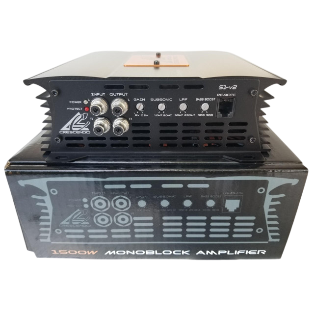 Crescendo Audio Symphony S1 v2 1650W RMS Monoblock Amplifier Crescendo Audio