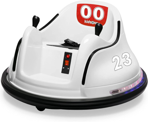 Customizable 6V Electric Bumper Car for Kids & Toddlers 1.5-5 Years Old with DIY Sticker Kit