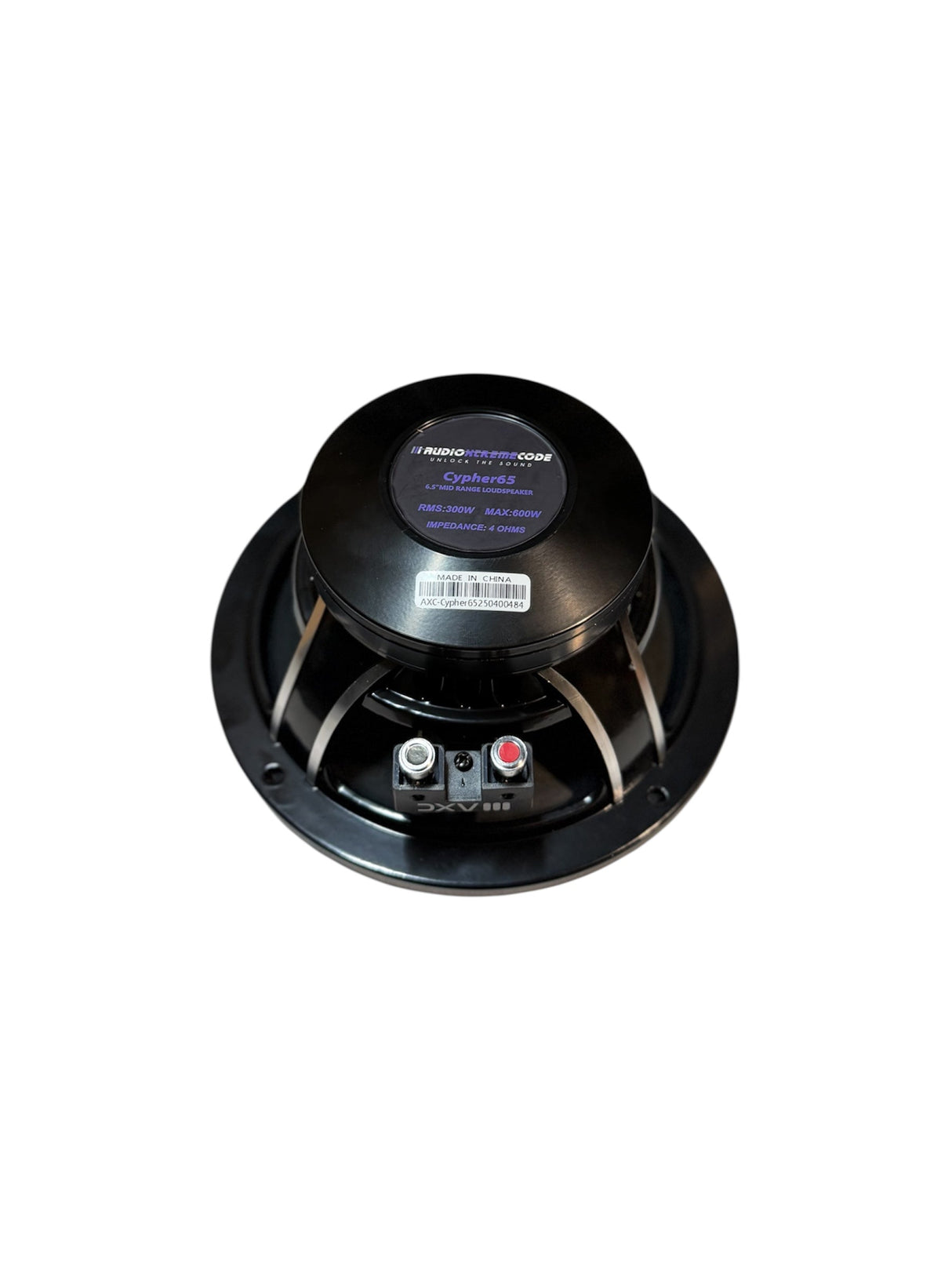 Audio Xtreme Code Cypher65 | 6.5" 300W RMS Midrange Speaker (Single) Audio Xtreme Code