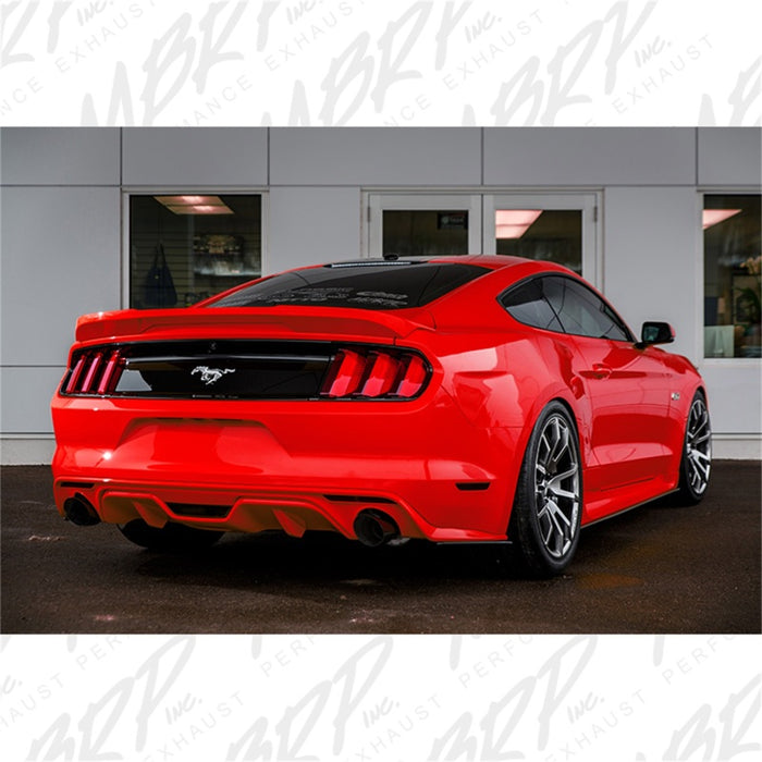 MBRP 15 Ford Mustang GT 5.0 3 pouces Cat Back Dual Split Rear Street Version 4.5 pouces Tips - Revêtement noir