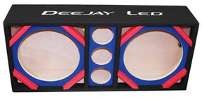 Deejay LED D12T3BLUE Two 12-in Deejay LED