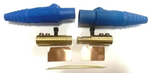 Hubbell SERIES 16 SINGLE POLE DEVICE (CAMLOCK) HBL300FBL, HBL300MBL BLUE Pair Hubbell