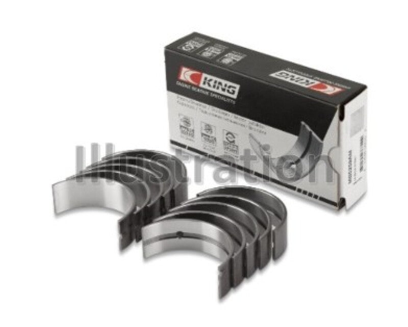 Jeu de roulements principaux King Engine Bearings Mitsubishi 4B11T Turbo Evo X/2007-&gt; (taille +0,50 mm)