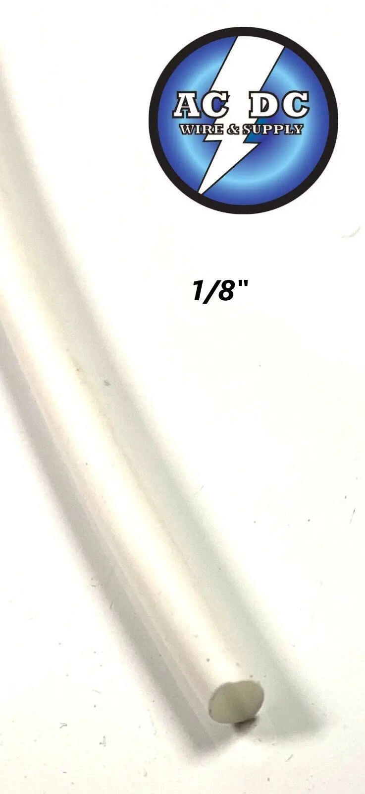 1/8" ID Heat Shrink Tube 2:1 ratio wrap (4 ft) feet/to 3mm Choose color acdcwireandsupply