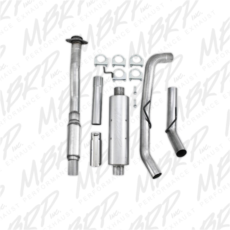 Système d'échappement en aluminium à sortie simple côté Cat Back MBRP 11-12 Ford F150 3 pouces