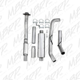 Système d'échappement en aluminium à sortie simple côté Cat Back MBRP 11-12 Ford F150 3 pouces