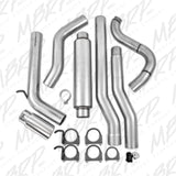 Système d'échappement en aluminium à sortie simple côté turbo arrière MBRP 88-93 Dodge 2500/3500 Cummins 4WD UNIQUEMENT