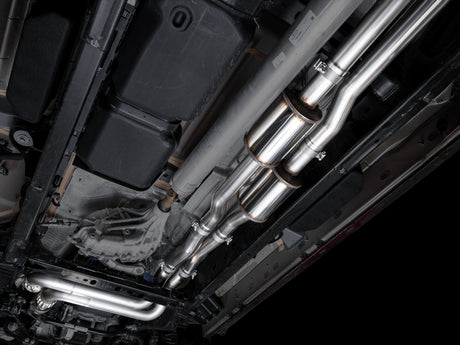 AWE 25+ RAM 1500 3.0TT 0FG Catback Touring Exhaust - Diamond Black Tips