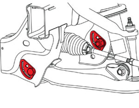 Kit de came de réglage de carrossage/roulette avant SPC GM 1500 - Paire