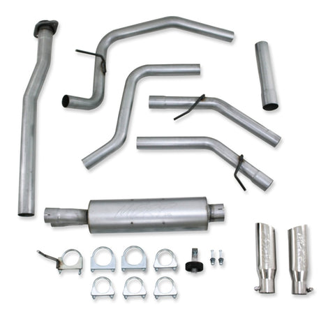 Système d'échappement arrière double avec catalyseur de 2,5 pouces MBRP 11-12 Ford F-150 V6 Ecoboost en aluminium