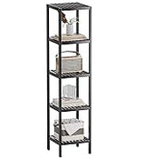 Foldable Bamboo Luggage Rack with Storage Shelf Walnut