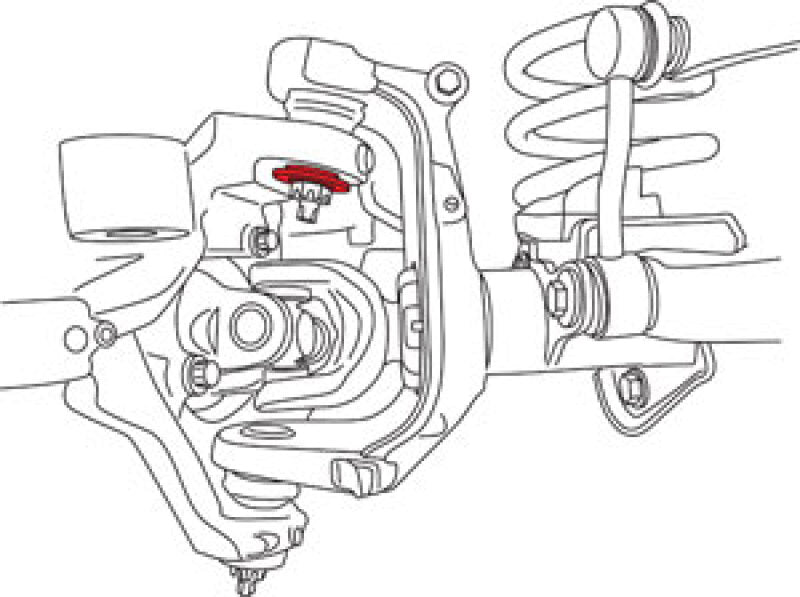 Manchon de carrossage 0° SPC Performance Jeep