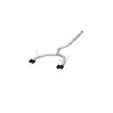 Échappement de course à double embout en fibre de carbone pour Subaru WRX 2022+ avec Cat-Back de 3 pouces et double embout arrière divisé