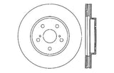 StopTech 02 Lexus ES 250/300/330/350 / 05-07 Toyota Avalon Slotted & Drilled Right Front Rotor