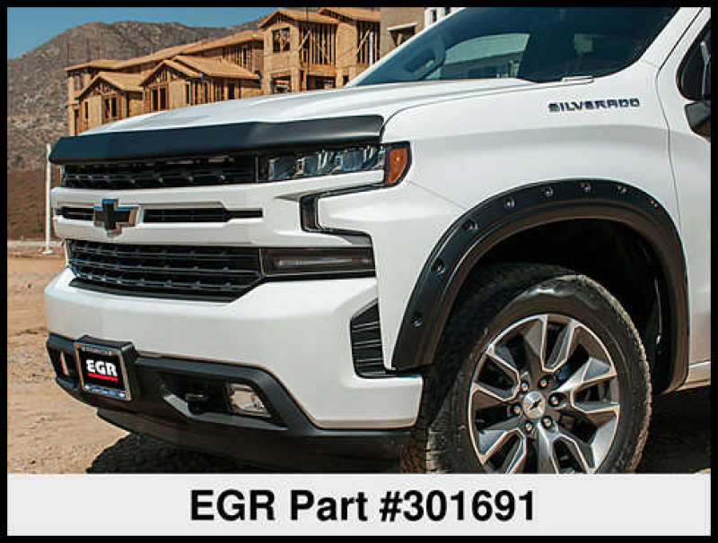 Protection de capot EGR 2019 Chevy 1500 Super Guard - Fumée foncée