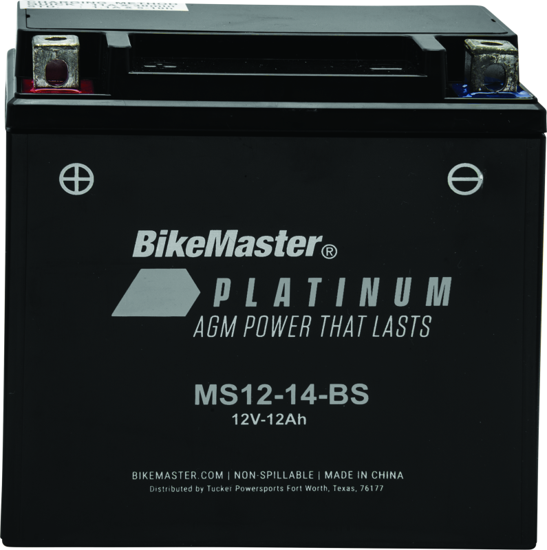 Batterie AGM BikeMaster - MS12-14-BS