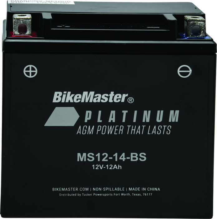 Batterie AGM BikeMaster - MS12-14-BS