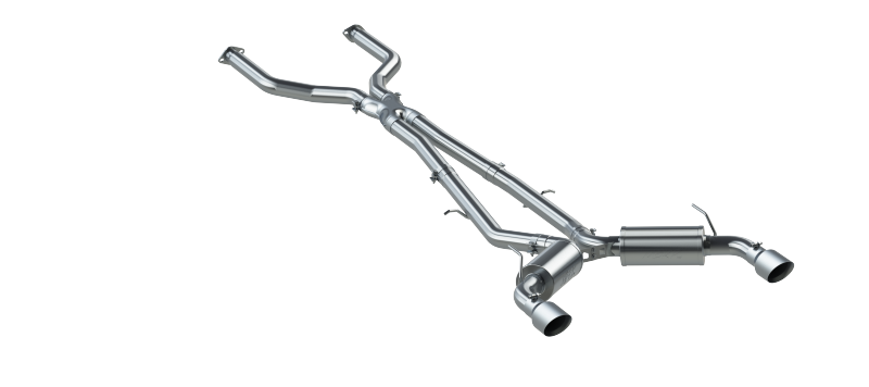 MBRP 16-22 Infiniti Q50 3.0L FWD/AWD Cat Back de 3 pouces avec embouts de diamètre extérieur de 4,5 pouces - T304