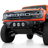 Addictive Desert Designs Front Bumper with Rigid 360 Mounts and Side Cube Light Mounts | 2022+ Ford Bronco Raptor
