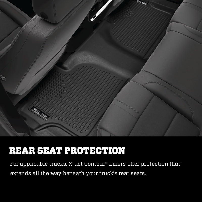 Revêtements de sol noirs Husky Liners 2017 Chrysler Pacifica X-Act Contour