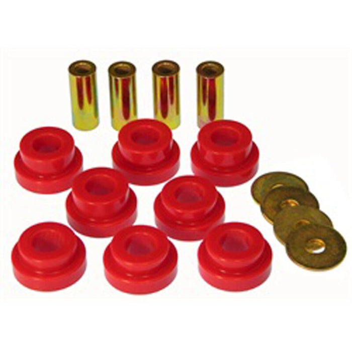 Bagues de support/support de différentiel avant Prothane Chevy Silverado - Rouge