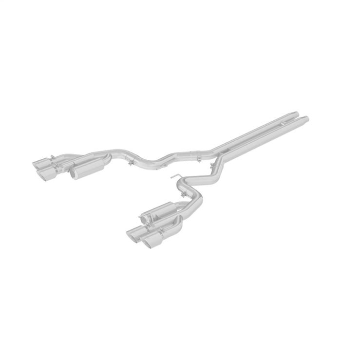 MBRP 18-19 Ford Mustang GT 5.0 3 pouces Cat Back Quad Tip Version de course - T304