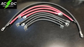 Yamaha G29 YDR Drive Golf Cart #2 Gauge Battery Cable Set 2 AWG upgrade 48v AC DC WIRE AND SUPPLY