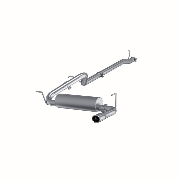 MBRP 12 Jeep Wrangler/Rubicon 3.6L Cat Back Single Rear Exit Échappement en aluminium