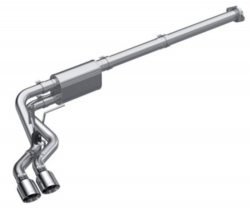 MBRP 2021 Ford F-150 2,7 L EcoBoost / 3,5 L EcoBoost / 5,0 L 3 po Cat Back Sortie latérale unique en aluminium
