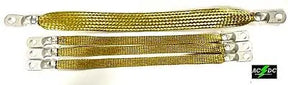 BRASS GROUND STRAP KIT 4 PC TRUCK/CAR SET U.S.A MADE ACDCWIREANDSUPPLY