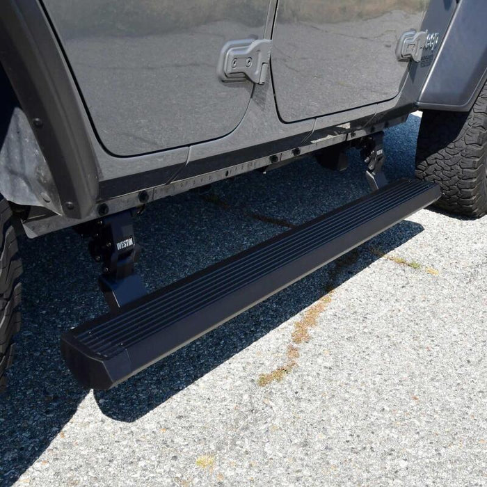 Marchepieds Westin 18-24 Jeep Wrangler JL Unlimited 4 portes Pro-e - Tex. Blk