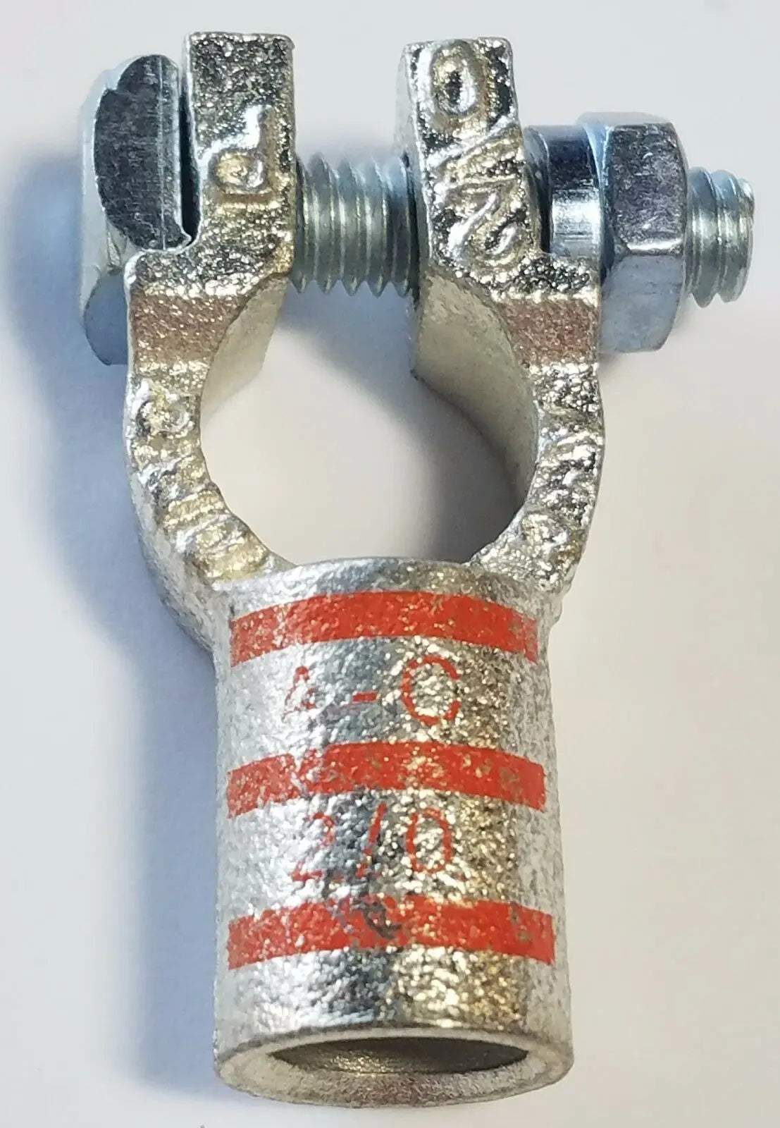 Battery Cable Ends Copper Top Post Terminal Connectors 4 GAUGE THUR 4/0 W/ BOOTS ACDC