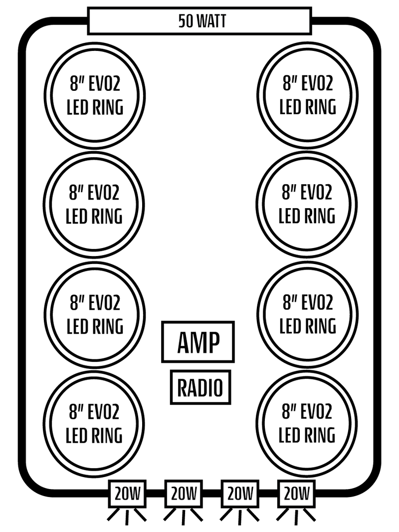 2016-2025 Can-Am Defender MAX HD7-HD10 Limited/Cab Stereo Tops (4-Door)