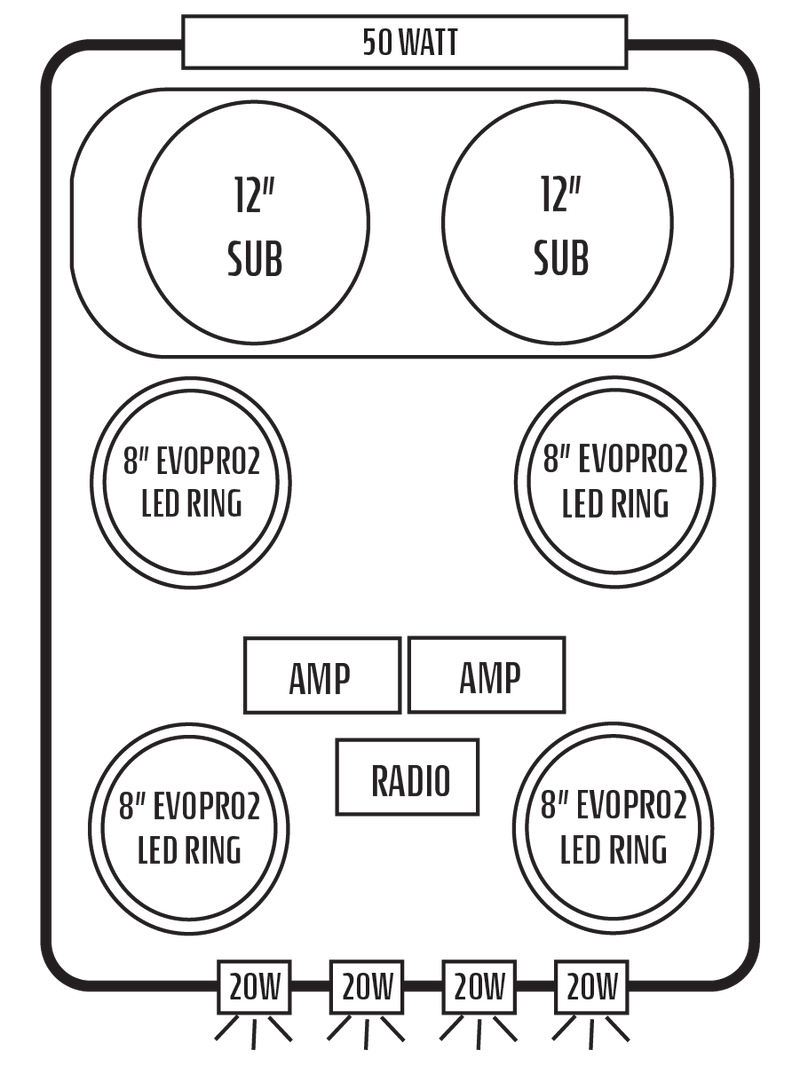 2026+ Can-Am Defender MAX HD11 Stereo Tops (4-Door)