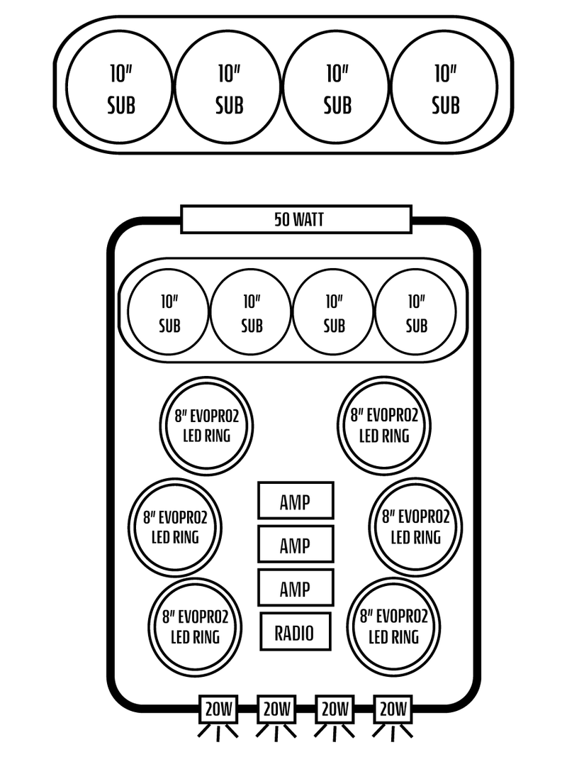 2026+ Can-Am Defender MAX HD11 Stereo Tops (4-Door)
