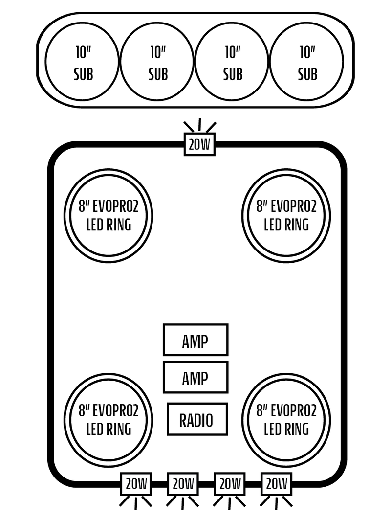 2026+ Can-Am Defender HD11 Stereo Tops (2-Door)