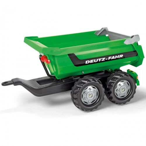 Deutz-Fahr Halfpipe Tipper Trailer by Rolly Toys - The Perfect Addition to Your Farming Playtime!