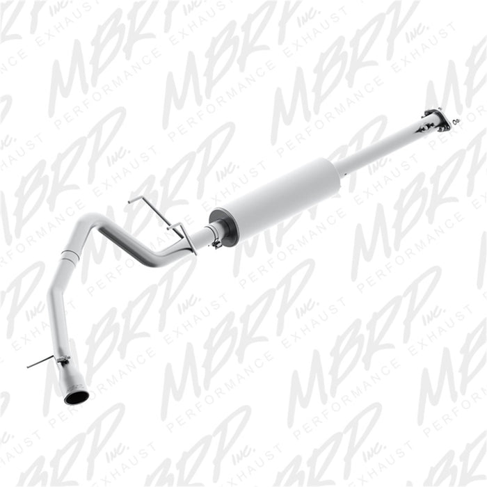 Système d'échappement MBRP 01-05 Toyota Tacoma 2,7/3,4 L (4x4 uniquement) 2,5 pouces Cat Back Single Side Exit T409