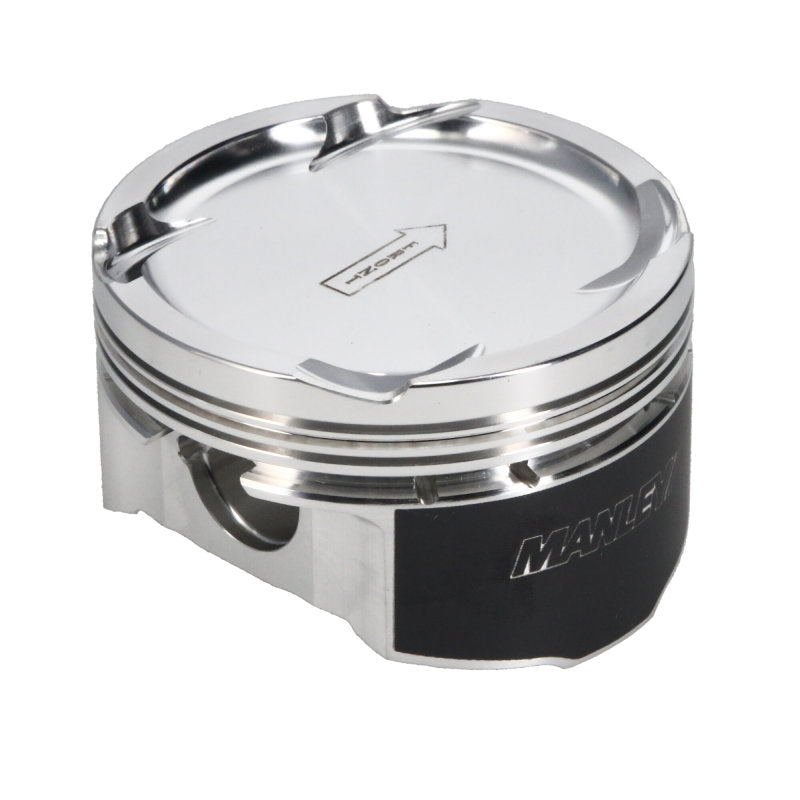 Manley 03-06 Evo 8/9 (7 boulons 4G63T) 86 mm + 1 mm suralésage 100 mm course 8,5: 1 pistons plats avec segments