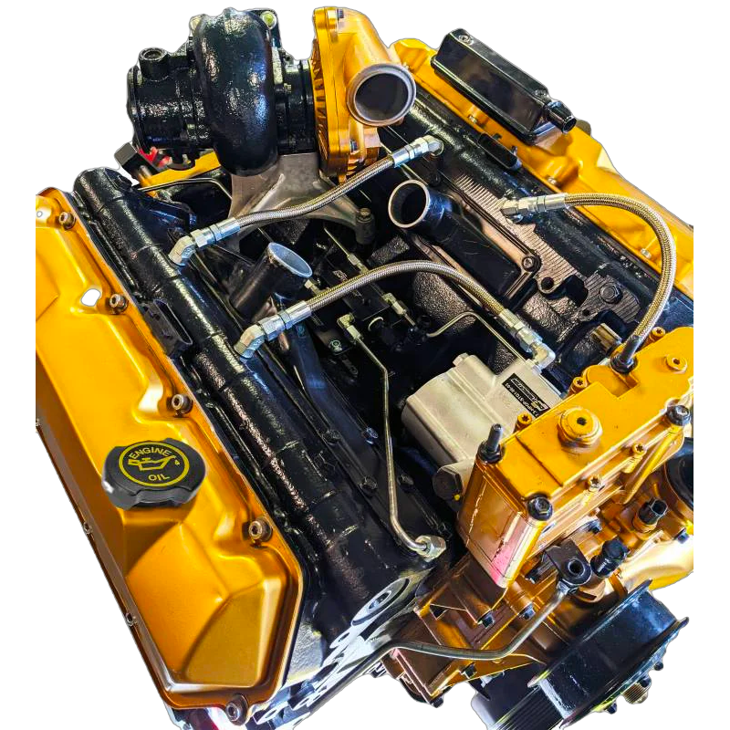 CNC Fabrication 4-Line Feed Valley Mount Fuel Line Kit - 7.3 Powerstroke (1994.5-1998.5)