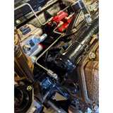 CNC Fabrication 4-Line Feed Valley Mount  Fuel Line Kit - 7.3 Powerstroke (E99)