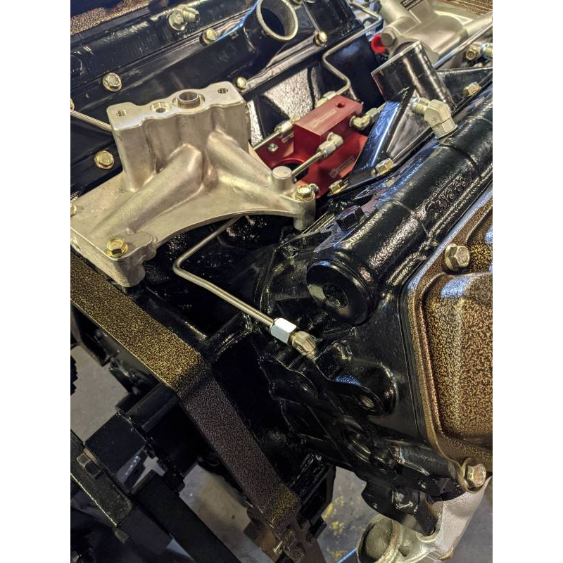 CNC Fabrication 4-Line Feed Valley Mount  Fuel Line Kit - 7.3 Powerstroke (E99)